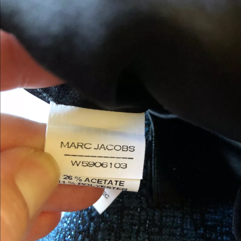 Marc Jacobs Collection Resort 2010 Metallic Blue Tweed Embellished Skirt Suit - Picture 13 of 13